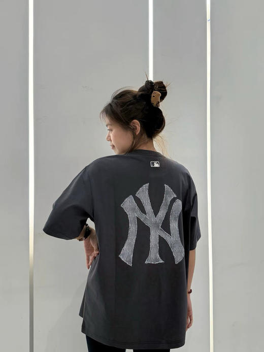 MLB 后背NY满印logo印花短袖   MLB1123 商品图2