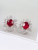 2.3ct刻面红宝石耳钉 商品缩略图0