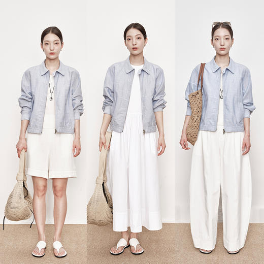 UMILAB｜海风*率性老钱 呼吸感亚麻棉 重工轻薄休闲夏季外套C939W 商品图1