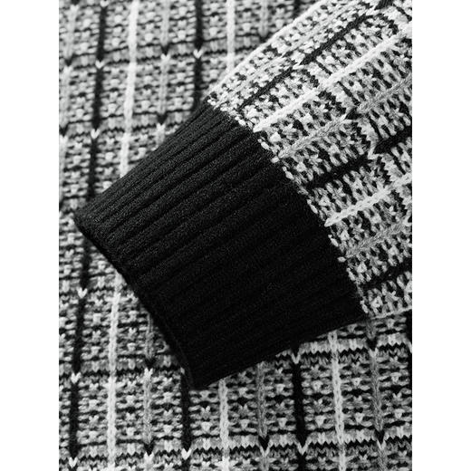 GXG男装 小香风针织衫圆领套头毛衣通勤男简约毛衫 2025春季热卖 商品图3