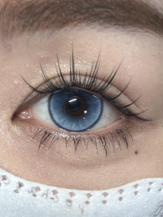 Lillilly月抛美瞳 Y-27蓝梦蝶 14.5mm 商品图0