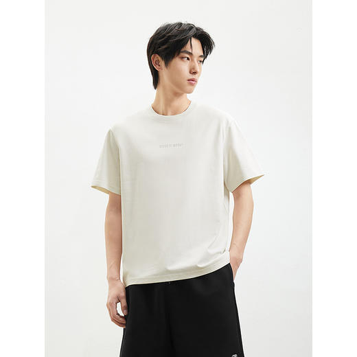 2025春夏热卖GXG男士短袖经典圆领休闲百搭棉质男士短袖 商品图2