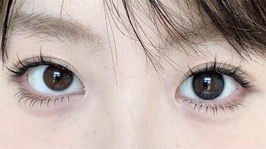 Utoocon旗下 · 黑茶甜圈&可可甜圈· 14.5mm白狮参考着色中等直径 · 月抛2片 商品图1