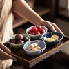 【海棠龙纹果碟】陶瓷家用水果盘茶点盘精致点心碗茶几零食干果小吃碟糖果摆盘醋碟 商品缩略图0
