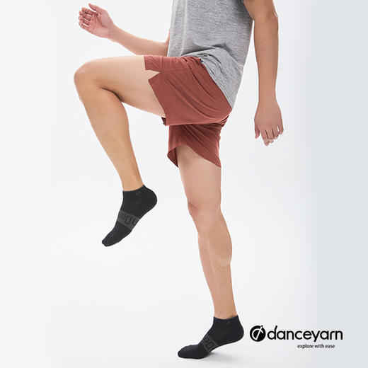 徒步中国danceyarn A1夏季轻量短筒美丽诺羊毛运动跑步袜亲肤透气定向缓震 商品图3
