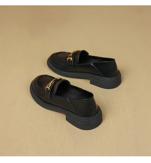 步印【舒适百搭】金属花边马衔扣乐福鞋（尺码偏小，拍大一码） 商品图5