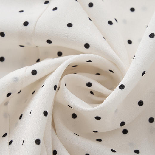 法式浪漫连衣裙长裙波点高级感超仙连衣裙(货号:MS85DR301D0003) 商品图3