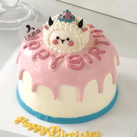 『手绘系列』粉红小咩咩