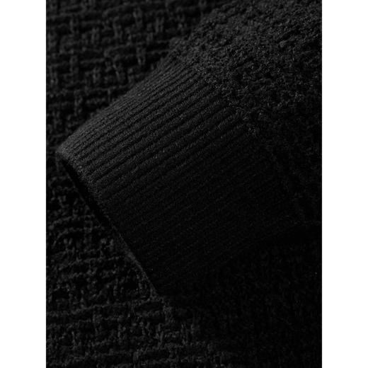 GXG男装 雪尼尔暗纹提花毛衣通勤男针织衫简约毛衫 2025春季热卖 商品图3