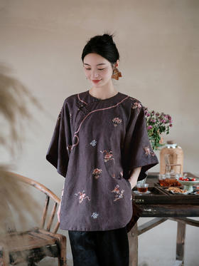 暂不上架/ 盛唐牡丹盛奢系列| 限量款| 高货-对襟如意满绣上衣