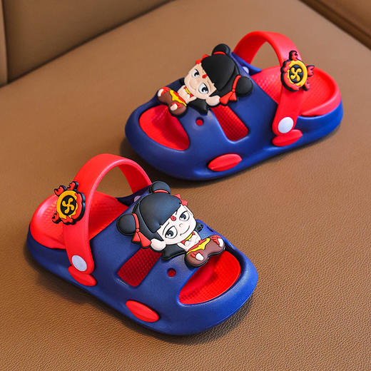 哪吒男童凉鞋软底防滑2025新款儿童凉鞋中小童运动沙滩鞋子 商品图8