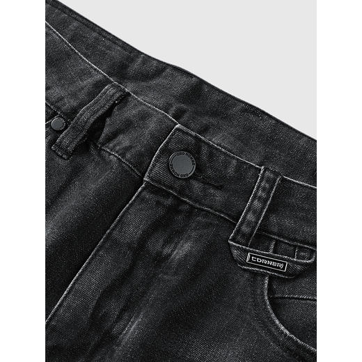 GXG男装 深灰色猫须牛仔裤宽松休闲裤通勤男士长裤 25年春季热卖 商品图2