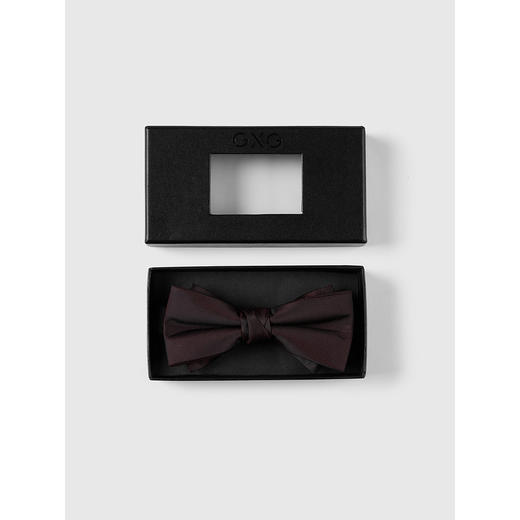 GXG领结男士商务西装衬衫领口装饰衣服配饰红色蝴蝶结潮双层 商品图4