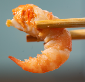 花雕罗氏虾 300g/盒 虾肉丰腴肥嫩，汤汁鲜香醇厚，一口入魂