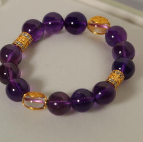 Perperle 人气紫水晶串串手串 11-13mm