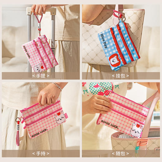 摩登主妇证件收纳包旅行出国身份证护照机票卡包便携多功能随身包 商品图3