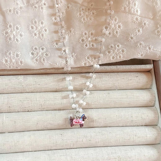 女款可爱腊肠狗系列项链纪念日百货162203732 商品图1