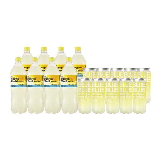 云雾柠檬气泡果汁1.25L/瓶 商品图1