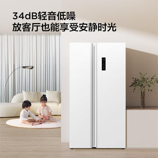 TCL 650升对开门双开门大容量大冷冻白色冰箱 双变频一级能效 风冷无霜 R650T5-S 商品图7