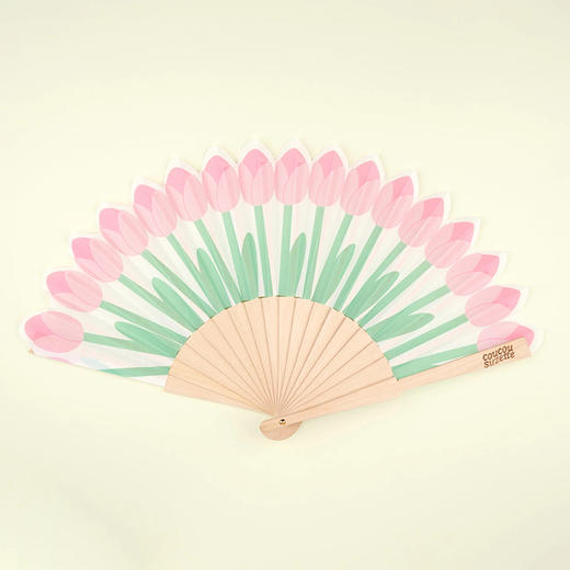 北京仓｜Coucou Suzette-Tulip-郁金香 折扇［法国设计师］ 商品图0