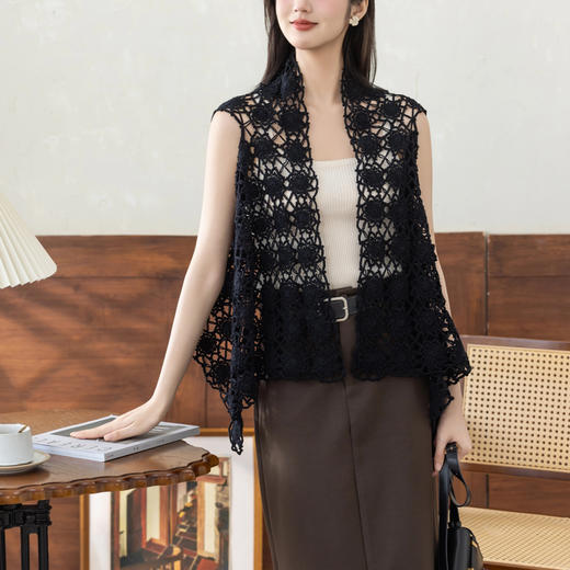 苏苏姐家星苒多功能披肩手工DIY钩针蕾丝线纯棉毛线团自制材料包 商品图1