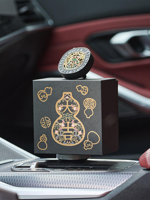 大英博物馆 东方梦境系列 葫芦车用香氛香盒挂饰香薰车载 福禄大吉 商品图5