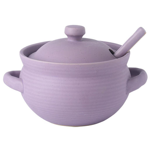 【哑光猪油罐】家用厨房陶瓷猪油罐辣椒油辣子罐大容量调料罐带盖储物罐 商品图8