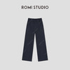 ROMI STUDIO“简约复古”亚麻混纺轻薄松紧腰直筒休闲裤 RWCSXG1588 商品缩略图0