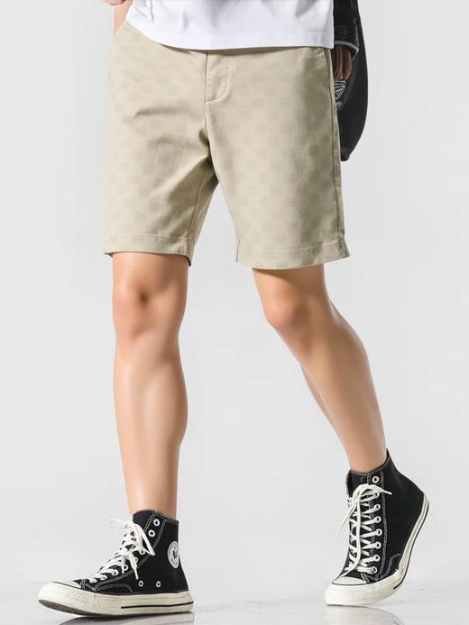 佐丹奴男装25年新款凉感180度半橡筋腰头短裤（冰冰裤）01105218 商品图2