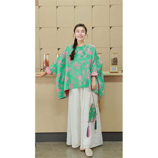 国风文化推广季（25800010）温小暖这款“福禄包包”采用我们高定款奢定款系列的面料，宋锦，云锦，香云纱，桑蚕丝及特殊高端面料等等，由工艺师姐姐手工制作!葫芦谐音“福禄”象征着福禄双全！本人自提！ 商品图6