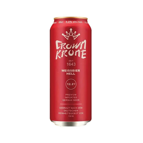 T德国皇冠500ml原浆小麦白啤酒