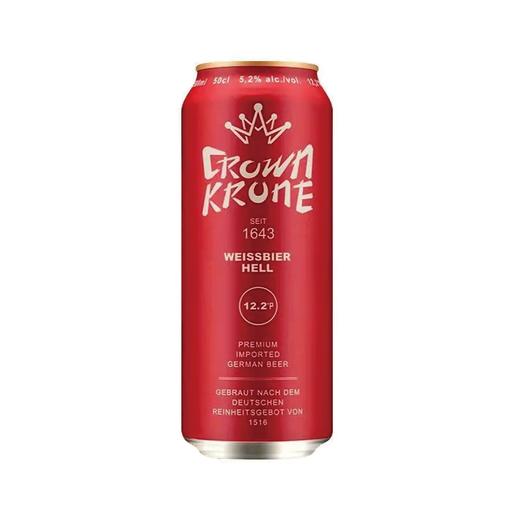 T德国皇冠500ml原浆小麦白啤酒 商品图0