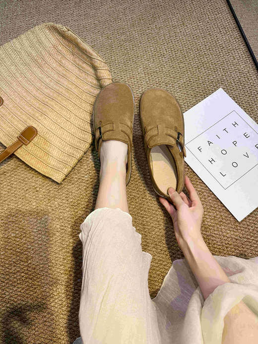 步印【舒适复古】复古勃肯鞋一脚蹬单鞋（尺码偏小，拍大一码） 商品图1