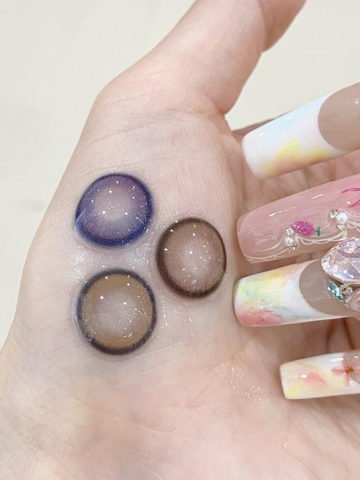 fullygift日抛 诞生泪时/决心定时/香槟起时 14.2mm 蓝粉/棕/棕绿 日抛无售后！有同款半年抛 商品图2