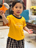 N.8元单 美式复古拼色领口 童装圆领短袖T恤 TZ008 商品缩略图6