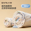 三利新生儿口水巾纯棉小方巾婴儿洗脸儿童毛巾4层泡泡纱布A类纯棉方巾童巾 商品缩略图2