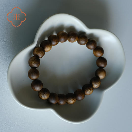 米马饰物 “舍得”奇楠10mm手钏 自己开料才有的正圆大颗 商品图2