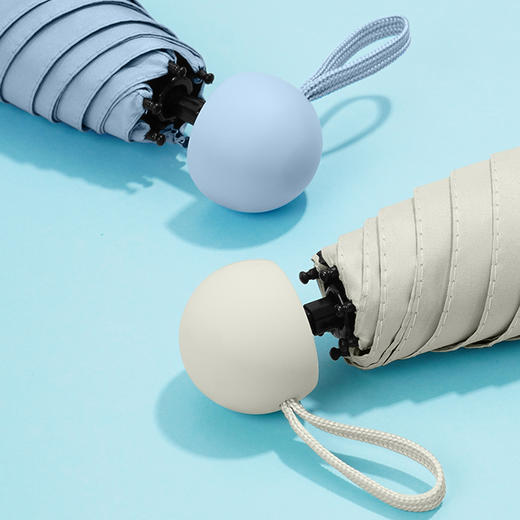 【超轻口袋伞】FIYU口袋太阳伞 晴雨两用 有效防晒/抗风 黑胶防晒设计 UPF50+ 一手可握 轻量便携 商品图5