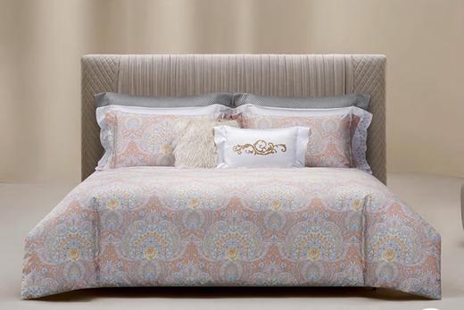 罗卡芙60支新疆长绒棉纯棉印花四件套--比尔庄园 商品图0