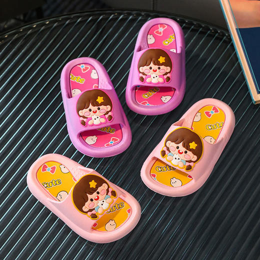 【防滑软绵】女童拖鞋儿童居家鞋女宝宝小童大童卡通公主凉拖夏季 商品图7