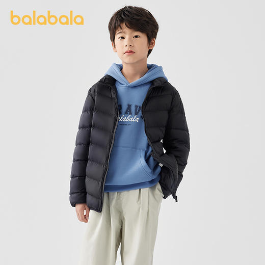 巴拉巴拉童装男童轻薄羽绒服秋冬季女童立领亲子外套防泼水防油污【巴拉巴拉专场】 商品图0