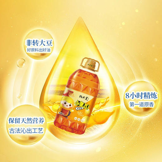北大荒  小皇豆三级大豆油  5L 商品图2