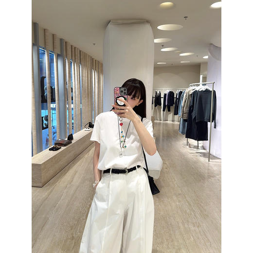 UMILAB｜简言*clean fit 瞬凉科技索罗娜棉 肩线前移短袖T恤T753M 商品图3