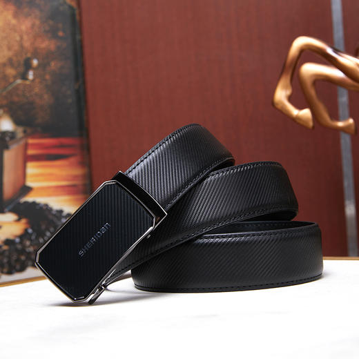 SHERIDAN喜来登男士自动扣真皮皮带NL240353S 商品图3