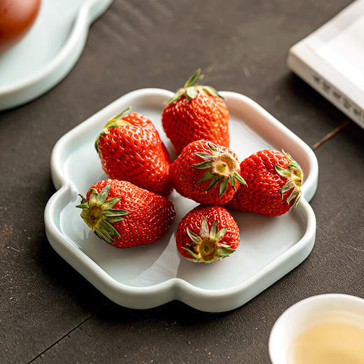 【陶瓷茶点盘多款】陶瓷迷你糕点碟复古精致水果盘味碟茶室禅意茶点盘防烫茶杯垫杯托 商品图7