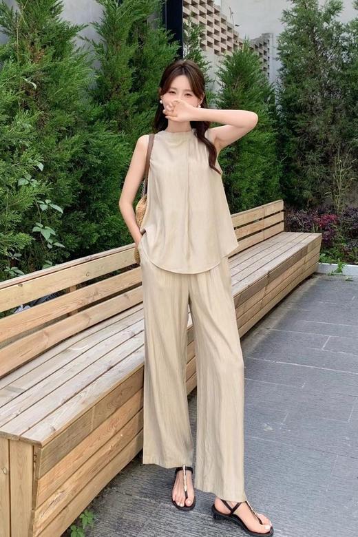 ESTELLICA 休闲气质小众设计无袖套装 20598 商品图1