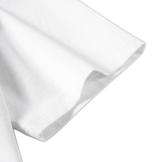 GXG男装  白色年轻时尚短袖T恤 24年夏季热卖G24X442091 商品图4