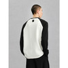 GXG男装 白色肌理感撞色长袖T恤24年冬季热卖G24X344014 商品缩略图3