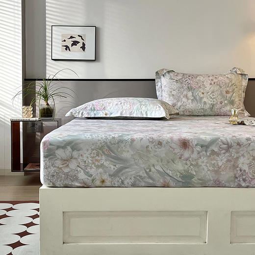 自然醒50支莱赛尔床笠三件套HS 商品图5