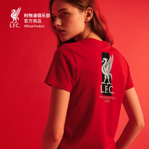 【官方正版】利物浦俱乐部 | 香港季前赛红色T恤夏季圆领短袖 商品图3